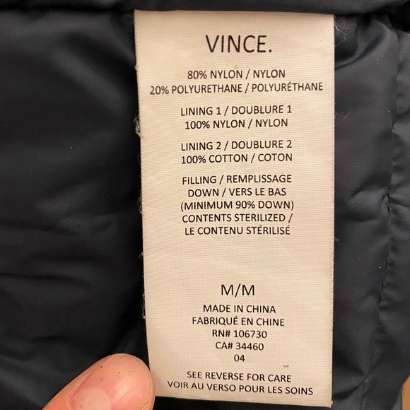 Vince Quilted Down Shirt Jacket - Picture 5 of 12